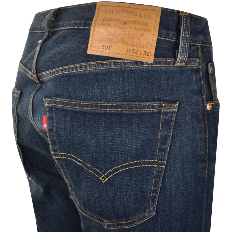 Levis 501 dark denim store